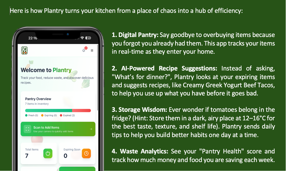 Plantry app screenshot