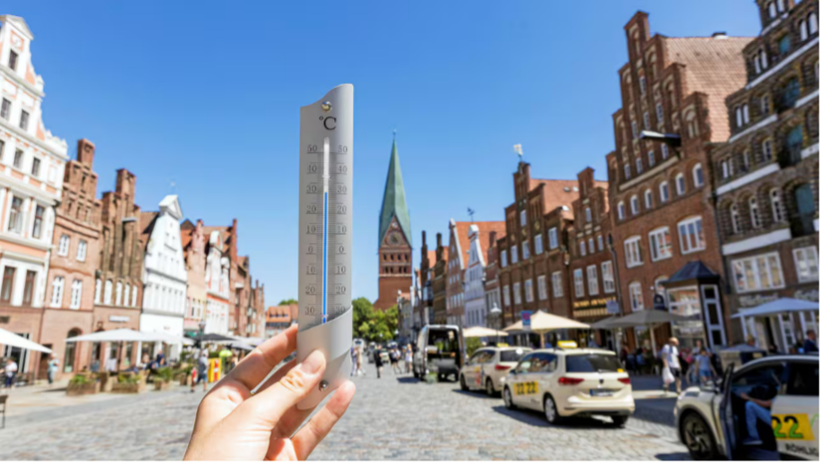 Lüneburg Am Sande during Summer