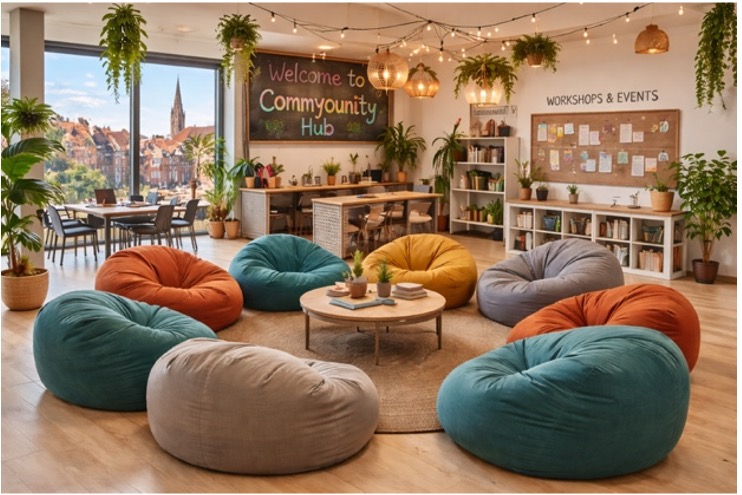 CommYOUnity Hub — Lüneburg city center