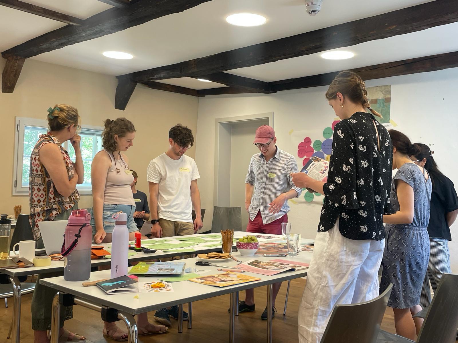 Participants collaborating during the Library of Things workshop